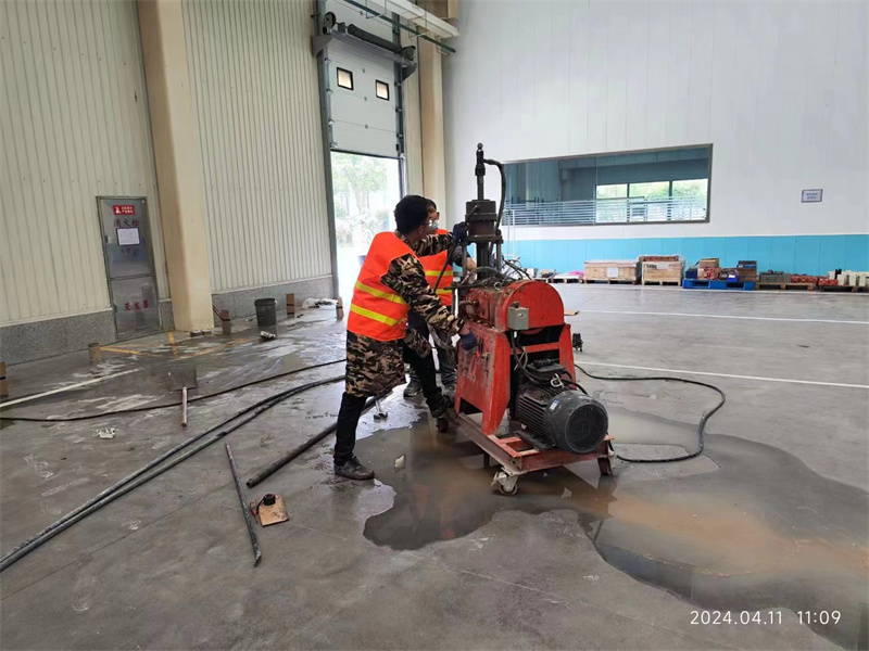 陆川厂房地面下沉塌陷注浆加固施工